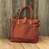 Peoria Leather Handbag made from premium leather with a structured, elegant design for everyday use, work, and travel