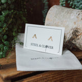 Valleyview Stud Earrings with a minimal, elegant stud design for subtle everyday jewelry styling