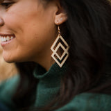 Dunvegan Diamonds Wooden Earring