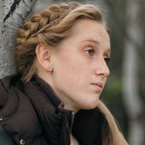 Hexagon Hoop Earrings