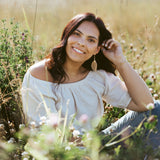 Gold Real Leaf Earring