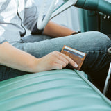 Flying Shot Leather Card Wallet