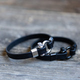 Wapiti Men's Leather Bracelet